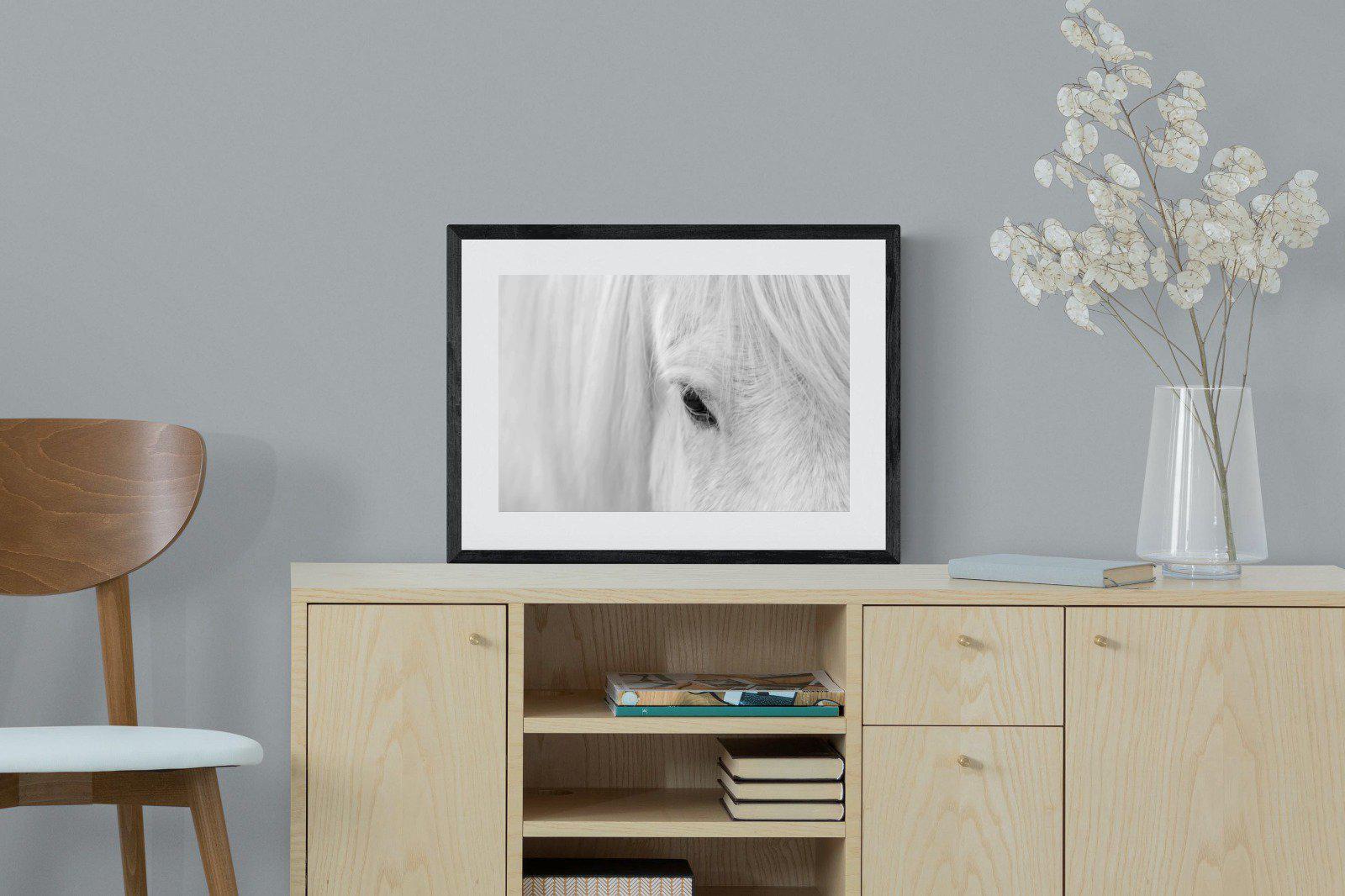 Icelandic Whisper-Wall_Art-60 x 45cm-Framed Print-Black-Pixalot