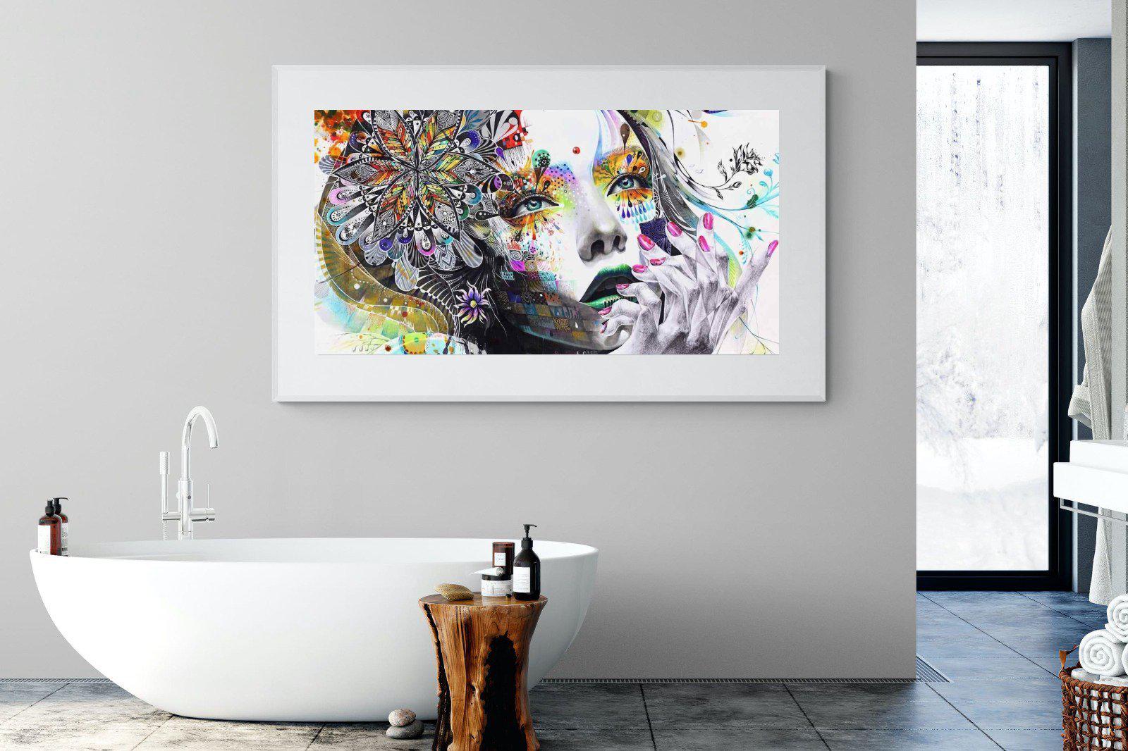 Imagination-Wall_Art-180 x 110cm-Framed Print-White-Pixalot