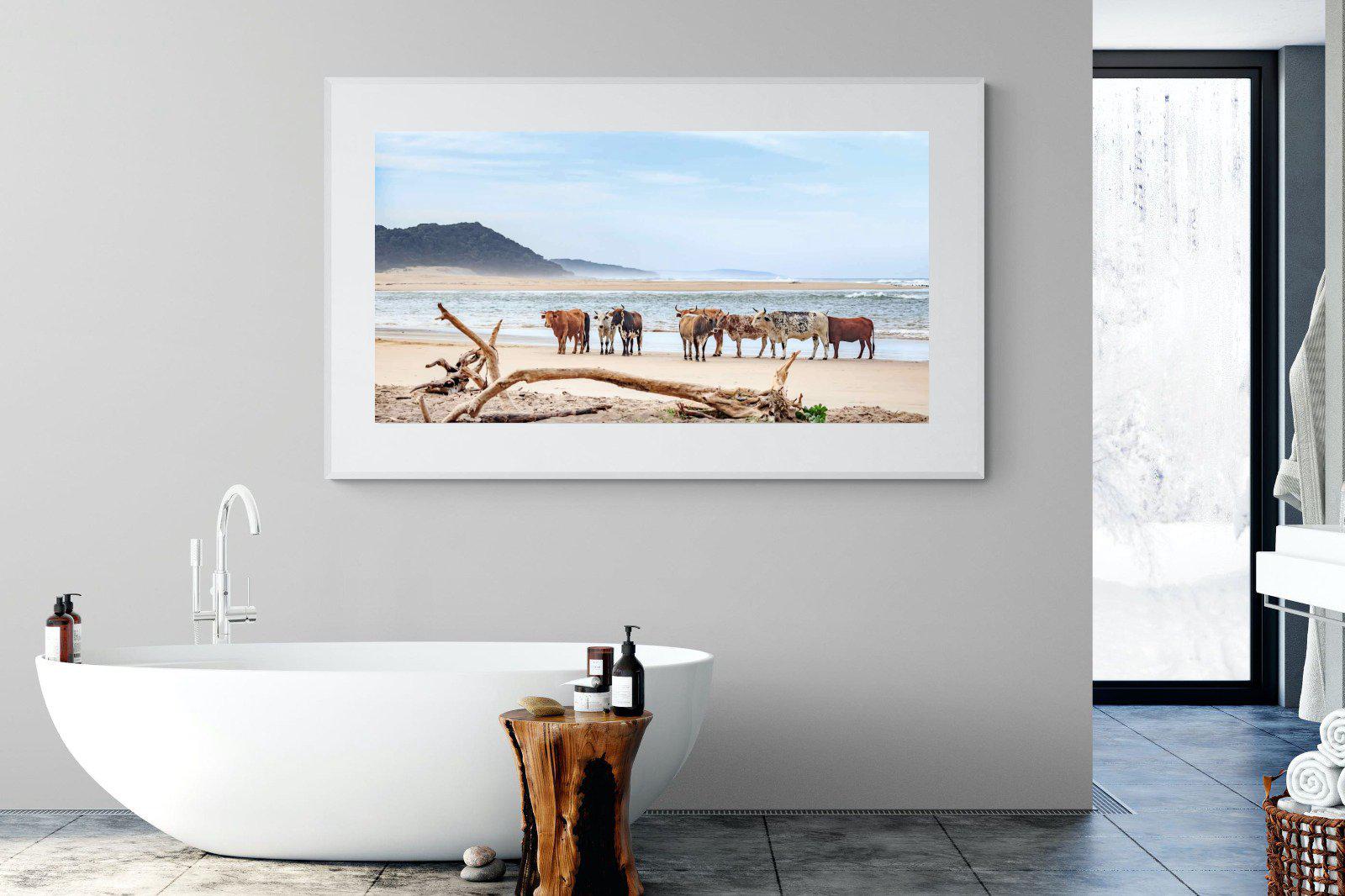 Indaba-Wall_Art-180 x 110cm-Framed Print-White-Pixalot