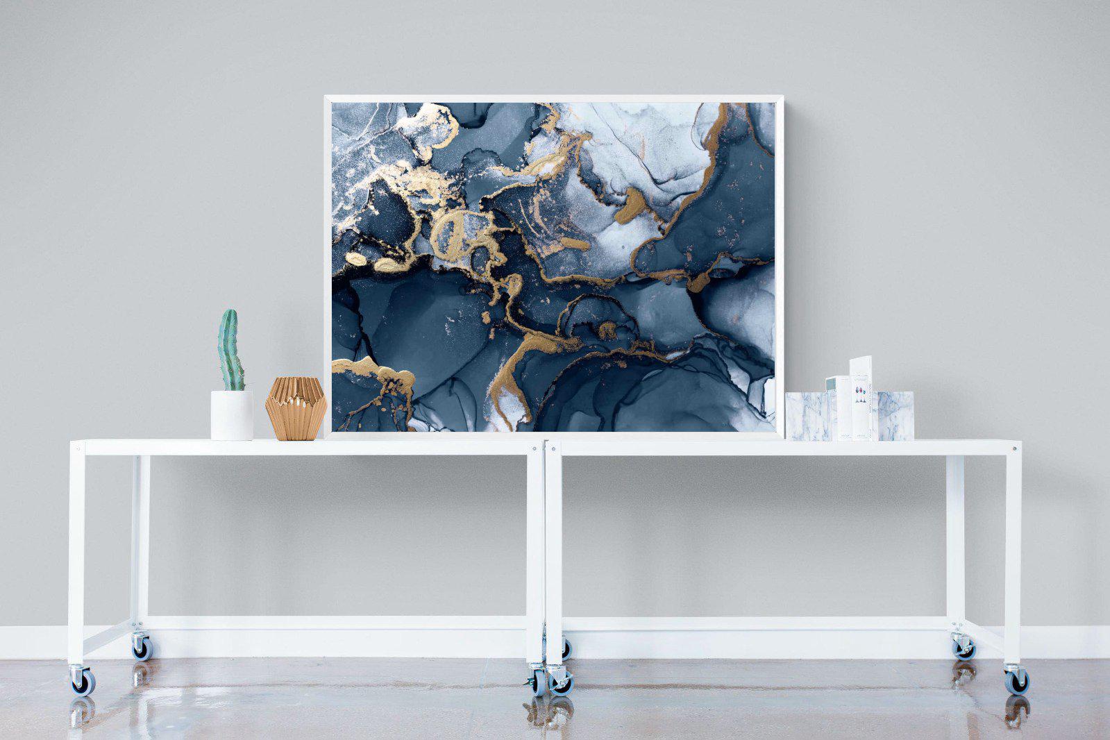 Indigo Ink-Wall_Art-120 x 90cm-Mounted Canvas-White-Pixalot
