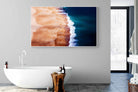Indigo Ocean-Wall_Art-180 x 110cm-Mounted Canvas-White-Pixalot
