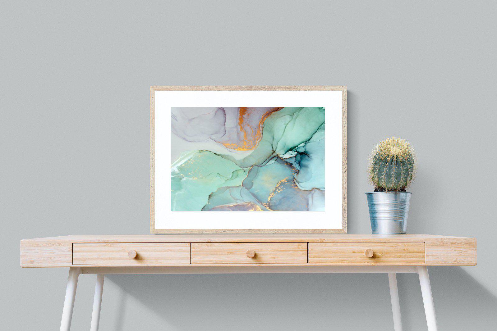 Ink-Wall_Art-80 x 60cm-Framed Print-Wood-Pixalot