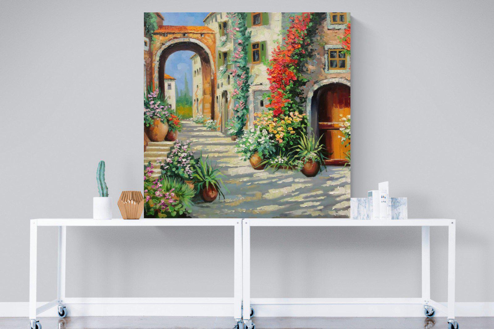 Italian Oil-Wall_Art-120 x 120cm-Mounted Canvas-No Frame-Pixalot