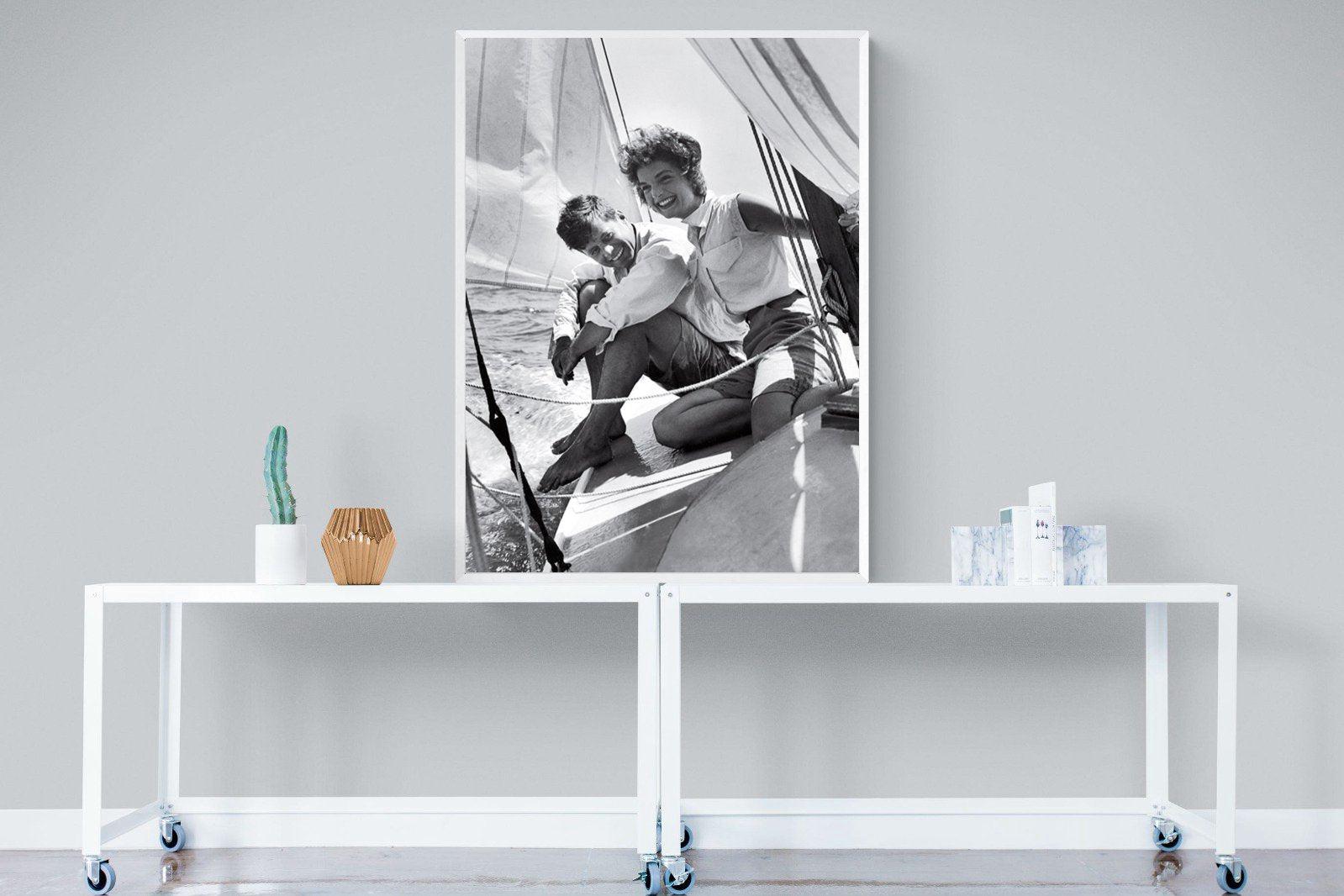 JFK-Wall_Art-90 x 120cm-Mounted Canvas-White-Pixalot