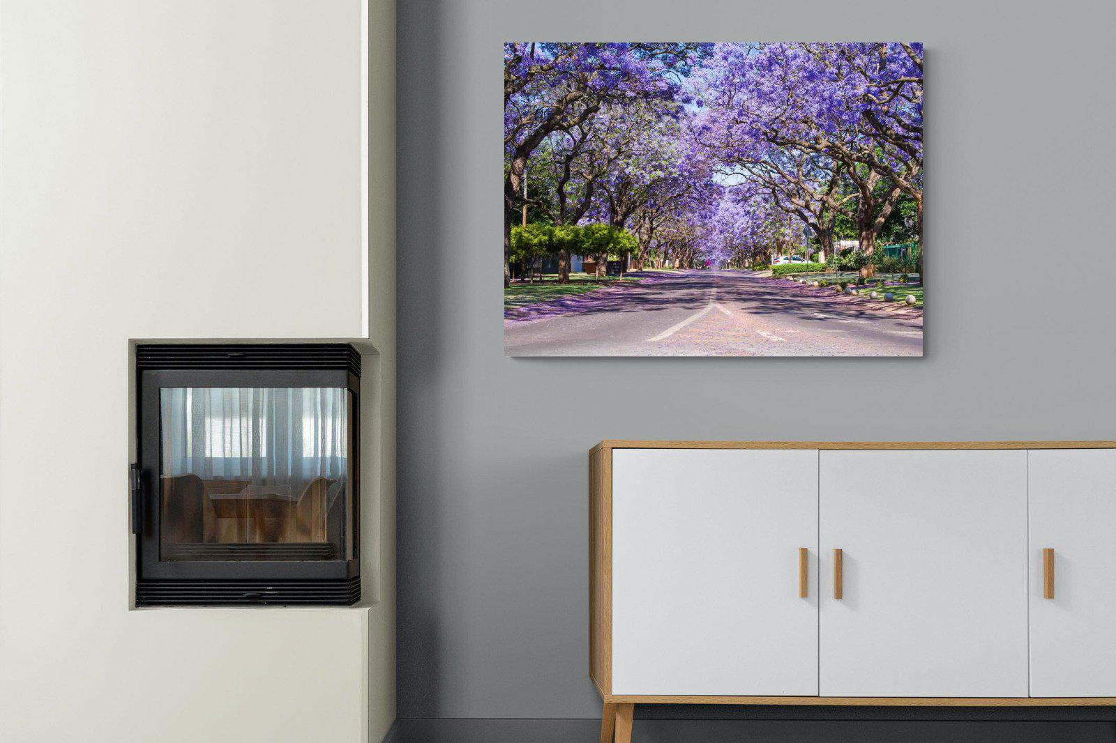 Jacaranda-Wall_Art-100 x 75cm-Mounted Canvas-No Frame-Pixalot