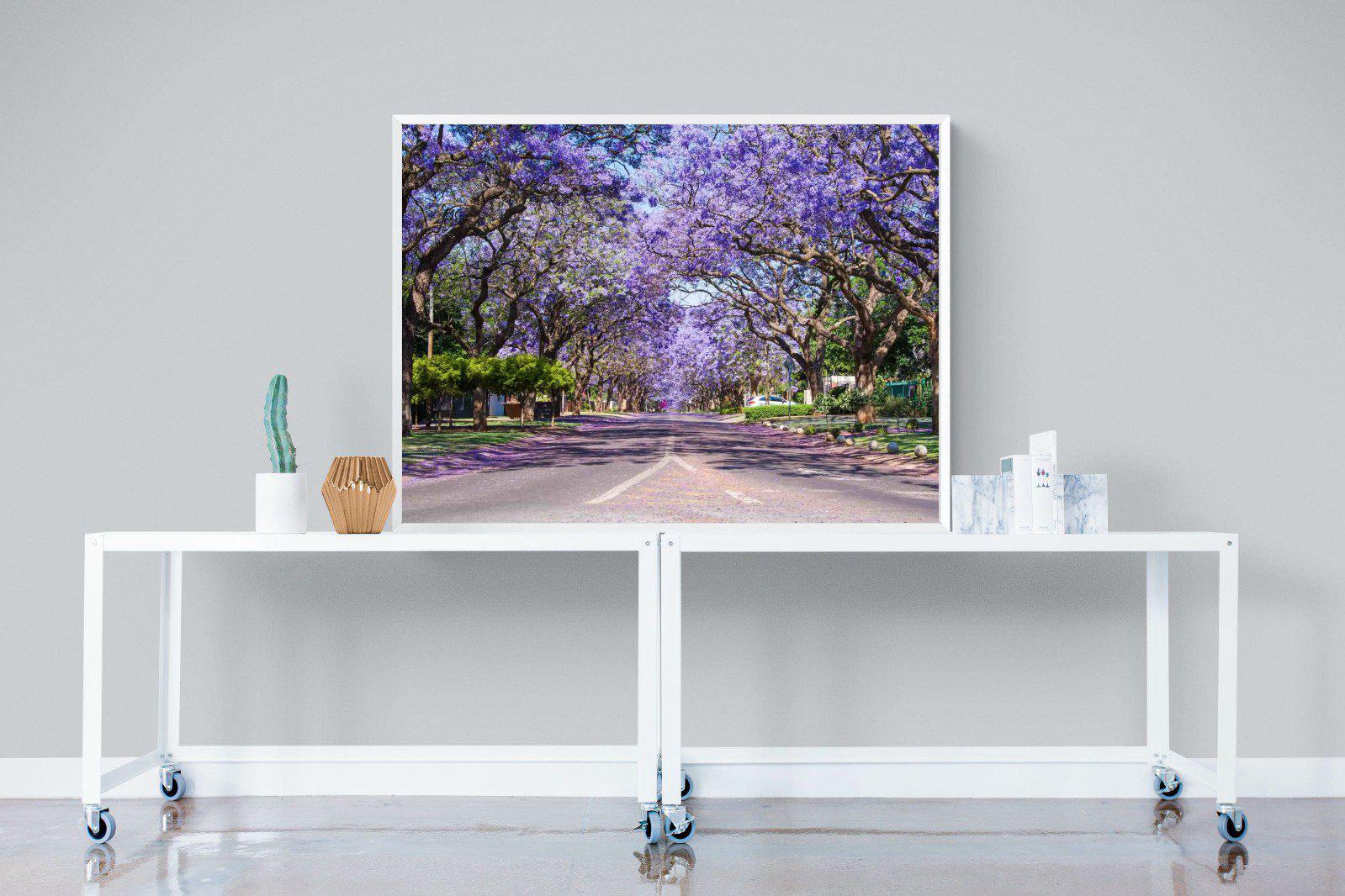 Jacaranda-Wall_Art-120 x 90cm-Mounted Canvas-White-Pixalot