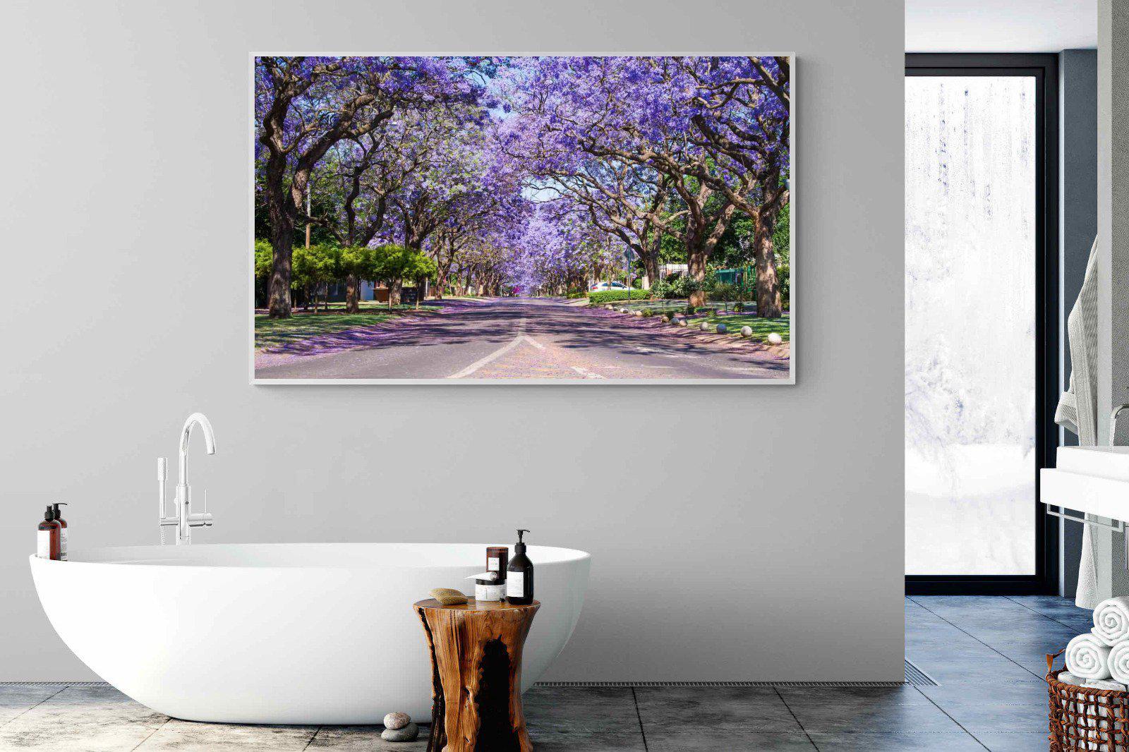 Jacaranda-Wall_Art-180 x 110cm-Mounted Canvas-White-Pixalot