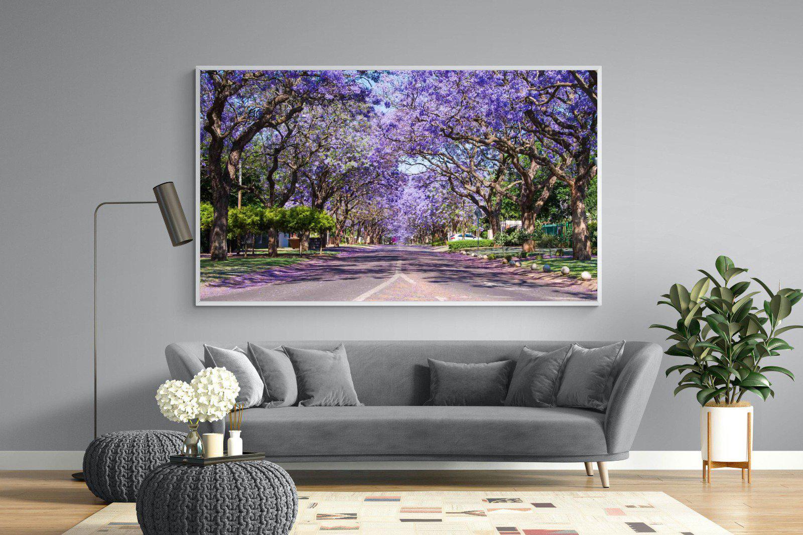 Jacaranda-Wall_Art-220 x 130cm-Mounted Canvas-White-Pixalot