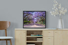 Jacaranda-Wall_Art-60 x 45cm-Mounted Canvas-Black-Pixalot
