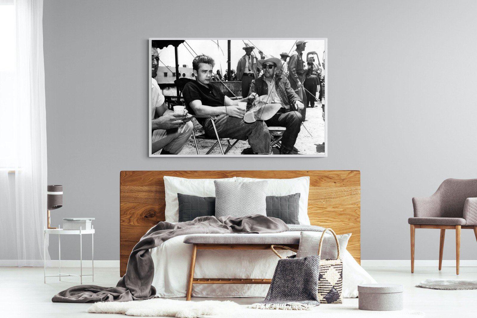 James Dean-Wall_Art-150 x 100cm-Mounted Canvas-White-Pixalot