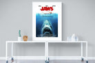Jaws-Wall_Art-90 x 120cm-Framed Print-White-Pixalot