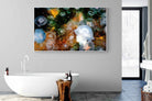 Jellyfish Smack-Wall_Art-180 x 110cm-Mounted Canvas-White-Pixalot