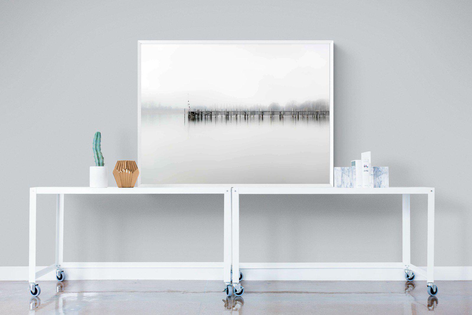 Jetty-Wall_Art-120 x 90cm-Mounted Canvas-White-Pixalot