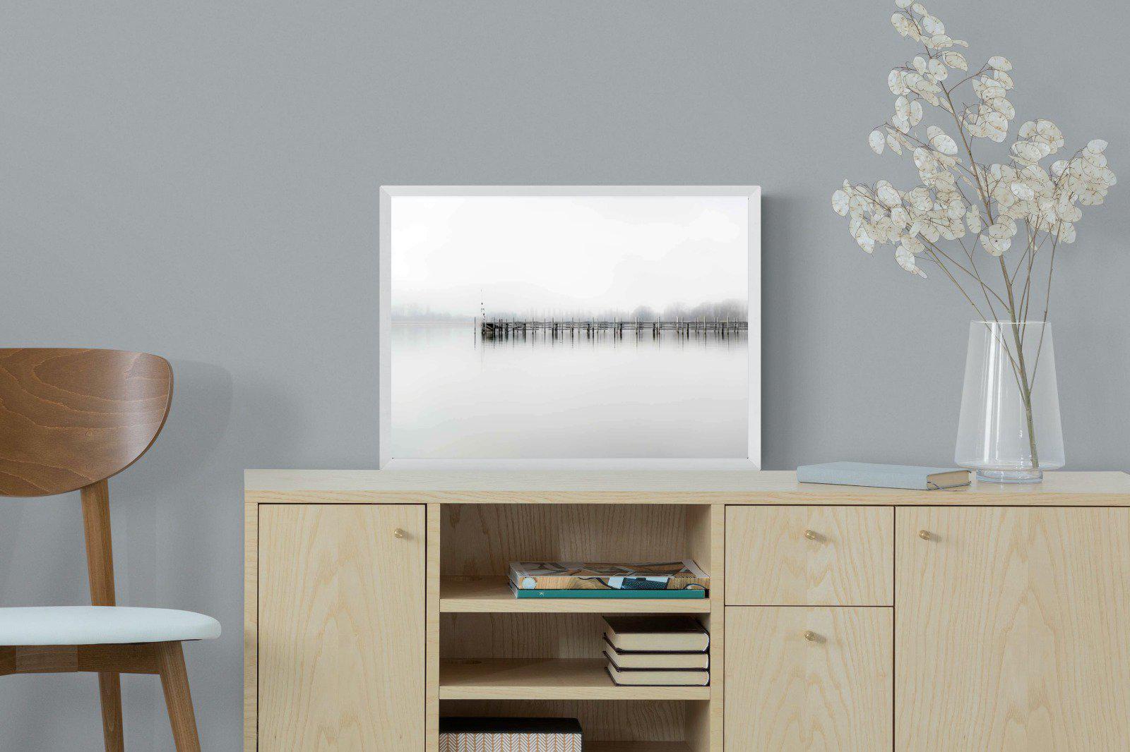 Jetty-Wall_Art-60 x 45cm-Mounted Canvas-White-Pixalot