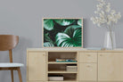 Jungle-Wall_Art-60 x 45cm-Mounted Canvas-Wood-Pixalot