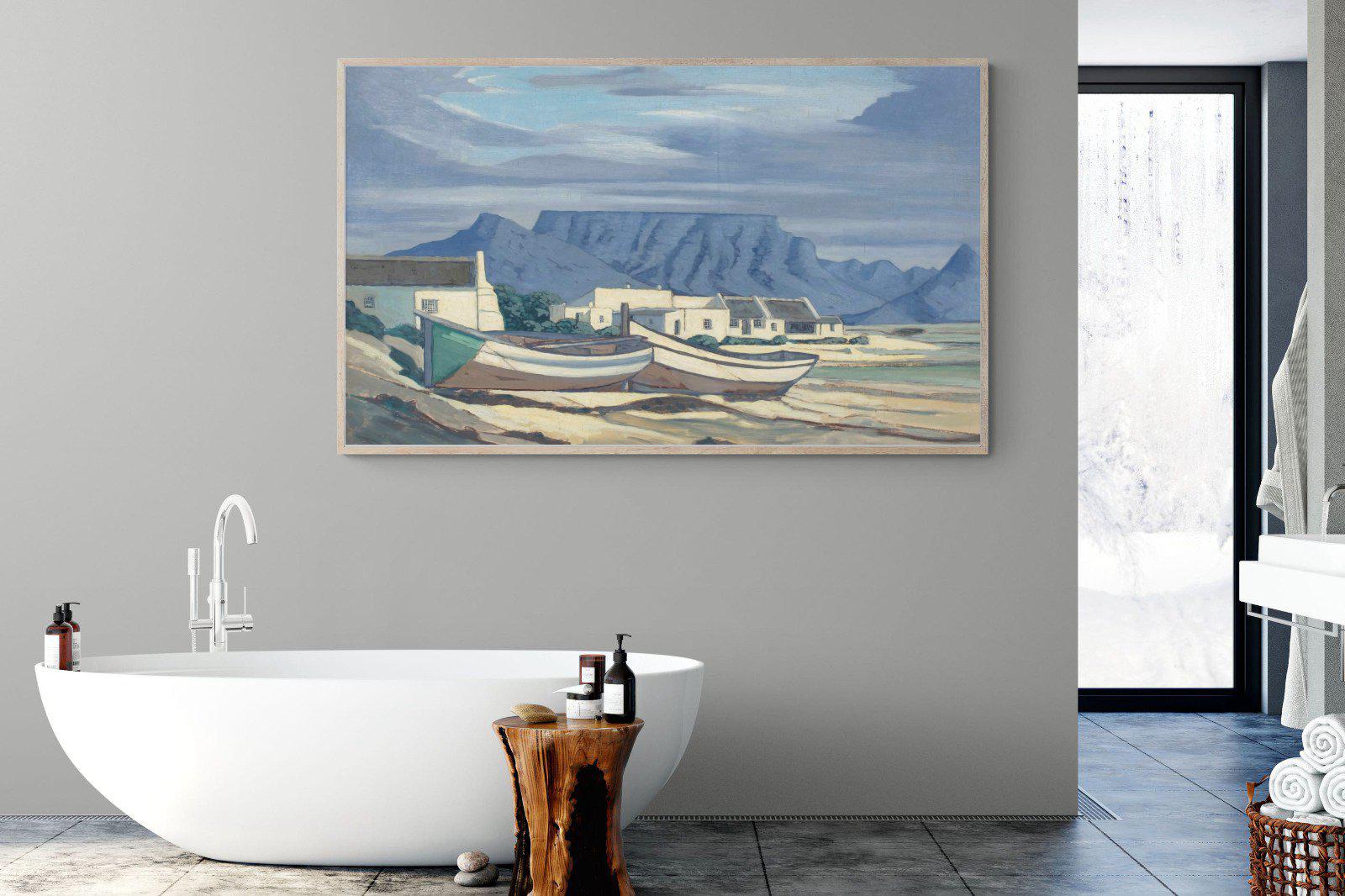 Kaap Bloubergstrand-Wall_Art-180 x 110cm-Mounted Canvas-Wood-Pixalot
