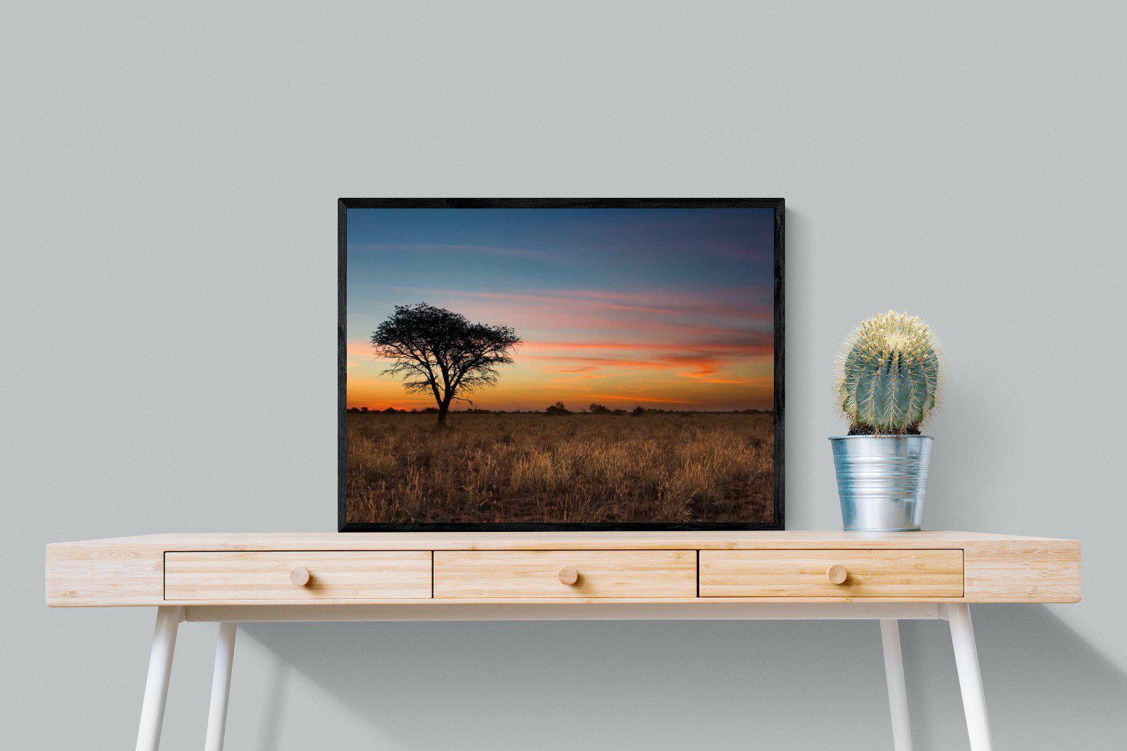 Kalahari-Wall_Art-80 x 60cm-Mounted Canvas-Black-Pixalot