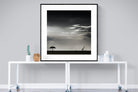 Kenyan Silhouette-Wall_Art-120 x 120cm-Framed Print-Black-Pixalot