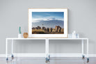 Kilimanjaro Elephants-Wall_Art-120 x 90cm-Framed Print-Wood-Pixalot