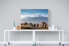 Kilimanjaro Elephants-Wall_Art-120 x 90cm-Mounted Canvas-Wood-Pixalot