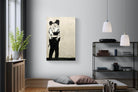 Kissing Coppers-Wall_Art-100 x 150cm-Mounted Canvas-No Frame-Pixalot