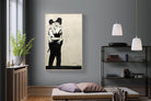 Kissing Coppers-Wall_Art-120 x 180cm-Mounted Canvas-Wood-Pixalot