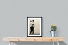Kissing Coppers-Wall_Art-45 x 60cm-Framed Print-Black-Pixalot