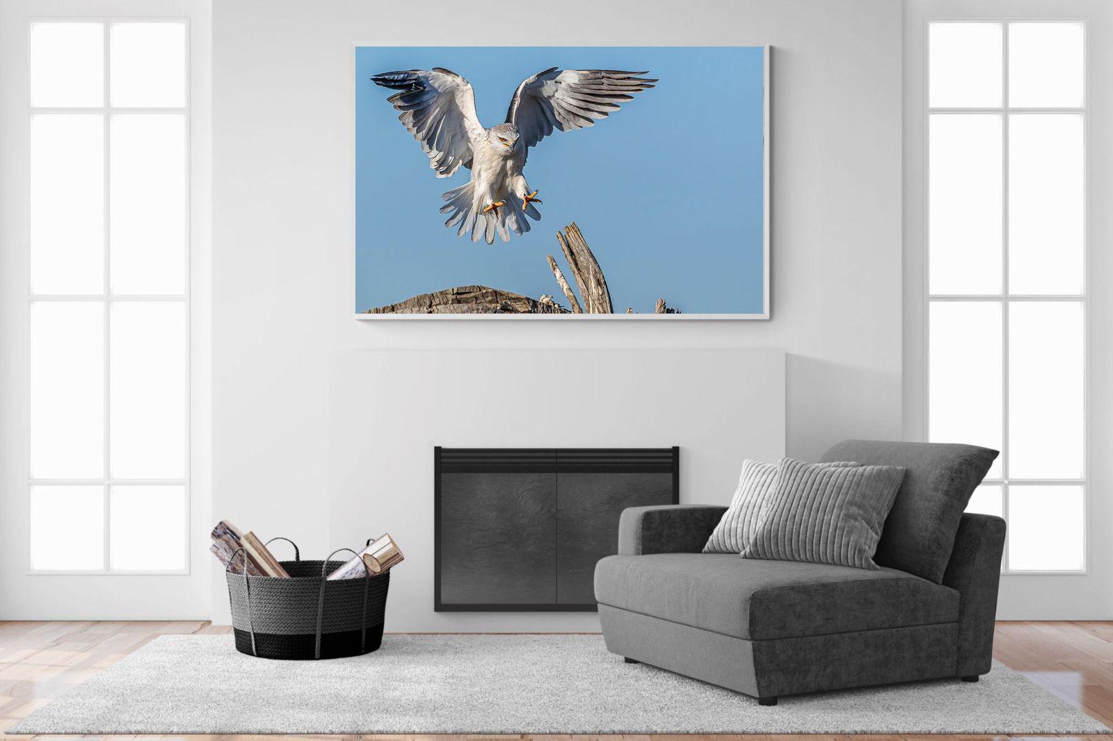 Kite-Wall_Art-150 x 100cm-Mounted Canvas-White-Pixalot