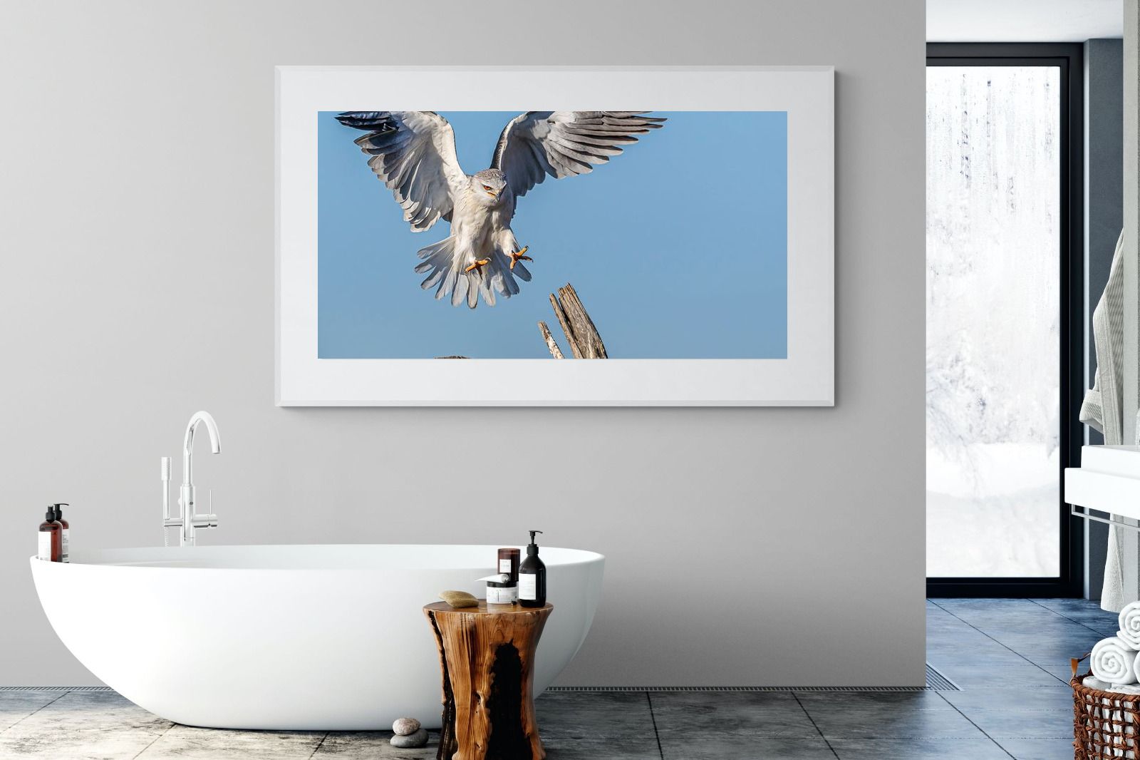 Kite-Wall_Art-180 x 110cm-Framed Print-White-Pixalot