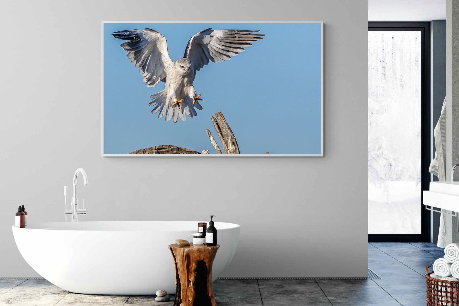 Kite-Wall_Art-180 x 110cm-Mounted Canvas-White-Pixalot