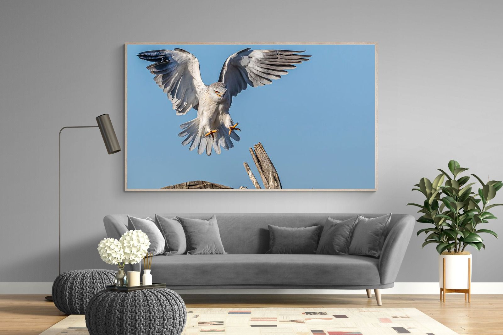 Kite-Wall_Art-220 x 130cm-Mounted Canvas-Wood-Pixalot
