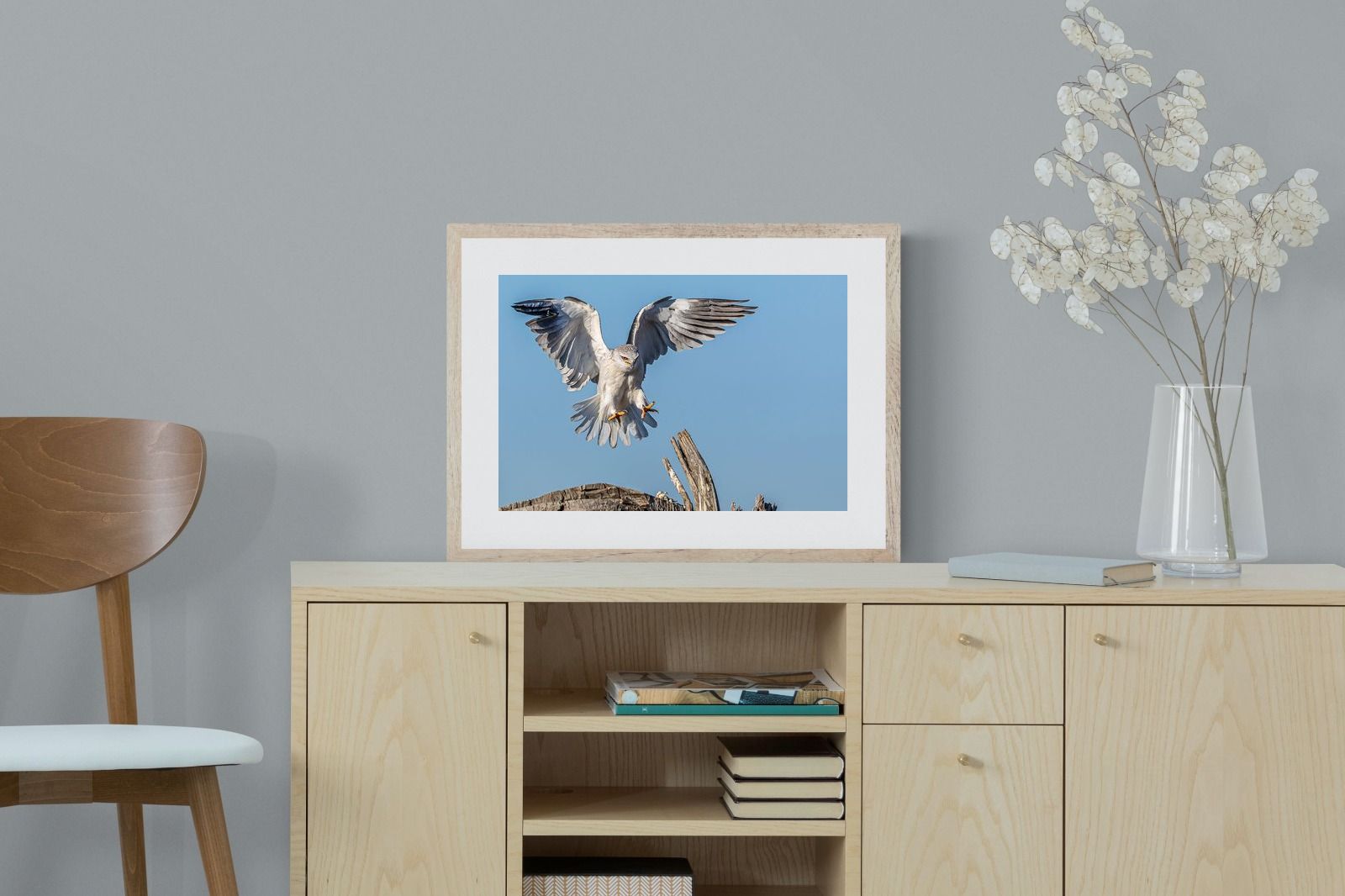 Kite-Wall_Art-60 x 45cm-Framed Print-Wood-Pixalot