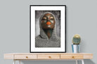 Knight-Wall_Art-75 x 100cm-Framed Print-Black-Pixalot