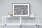 LA Street Art-Wall_Art-120 x 90cm-Framed Print-Black-Pixalot