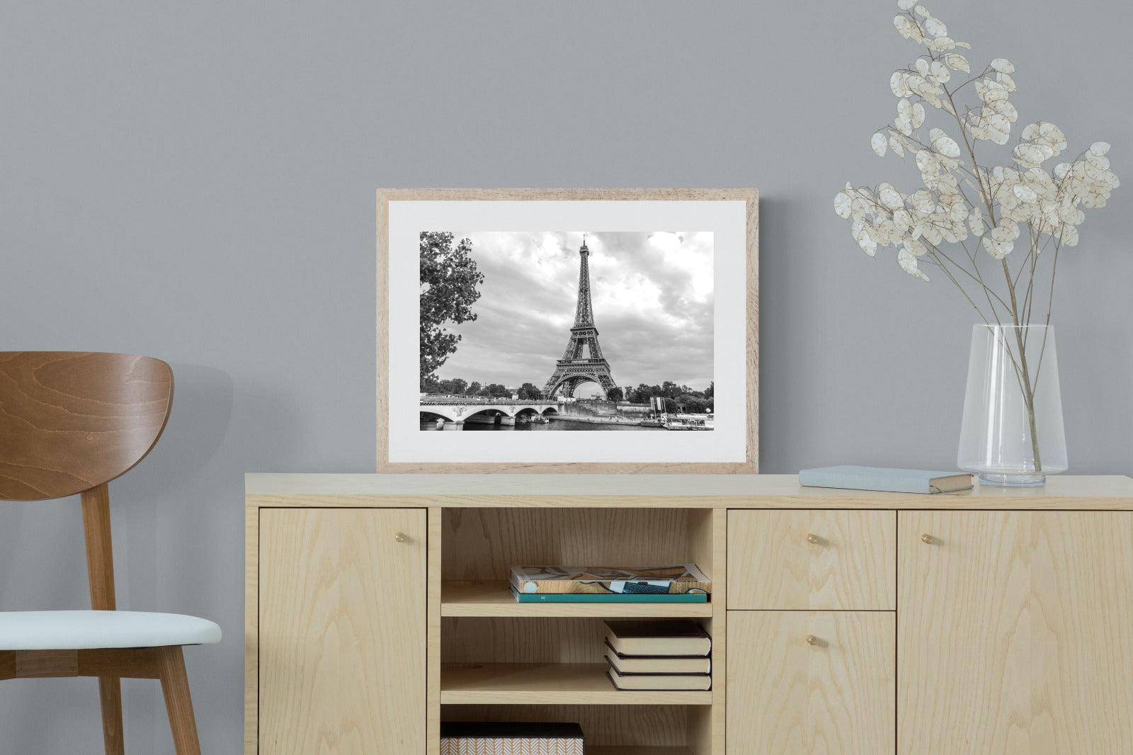 La Dame de Fer-Wall_Art-60 x 45cm-Framed Print-Wood-Pixalot