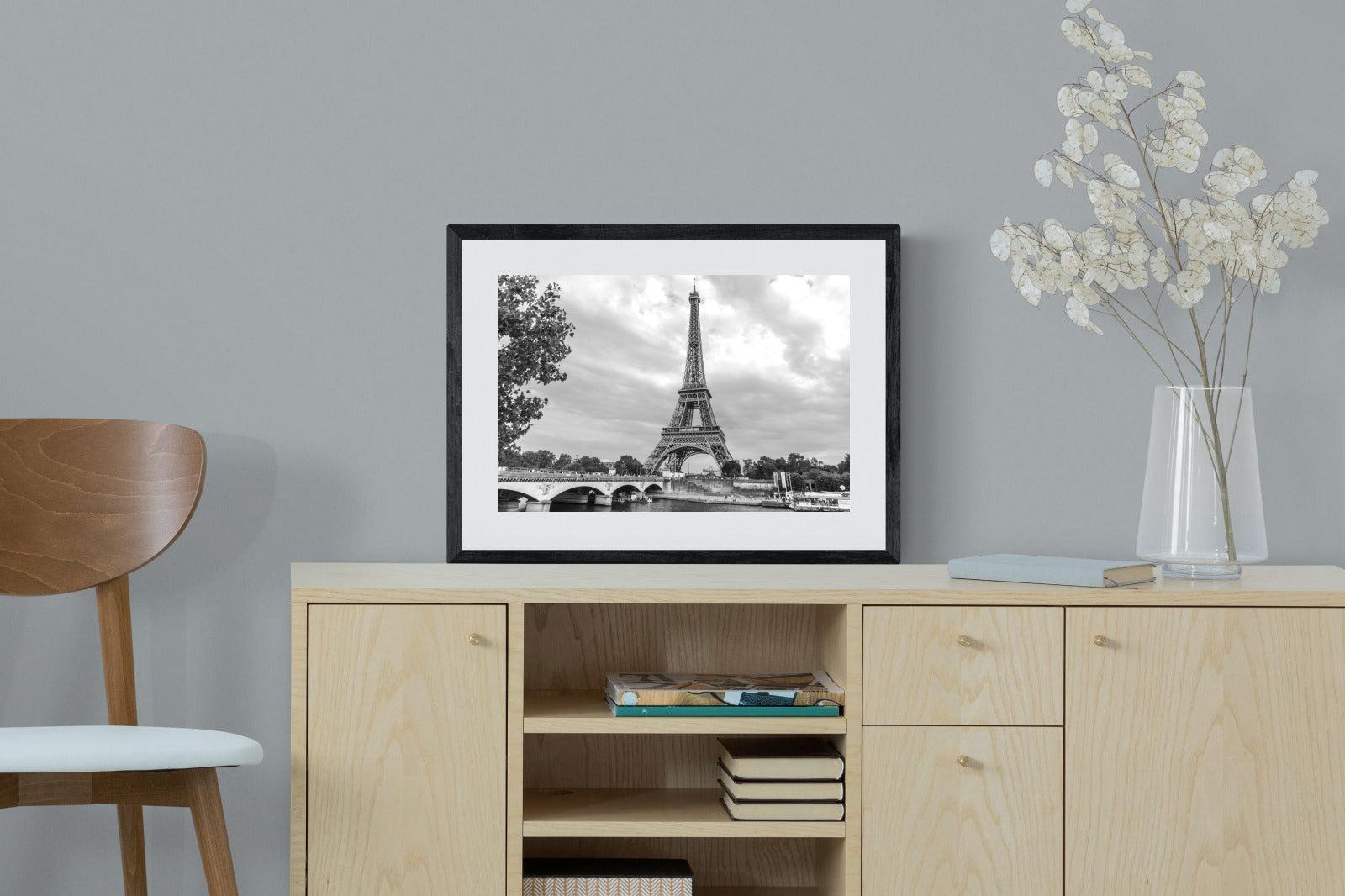 La Dame de Fer-Wall_Art-60 x 45cm-Framed Print-Black-Pixalot