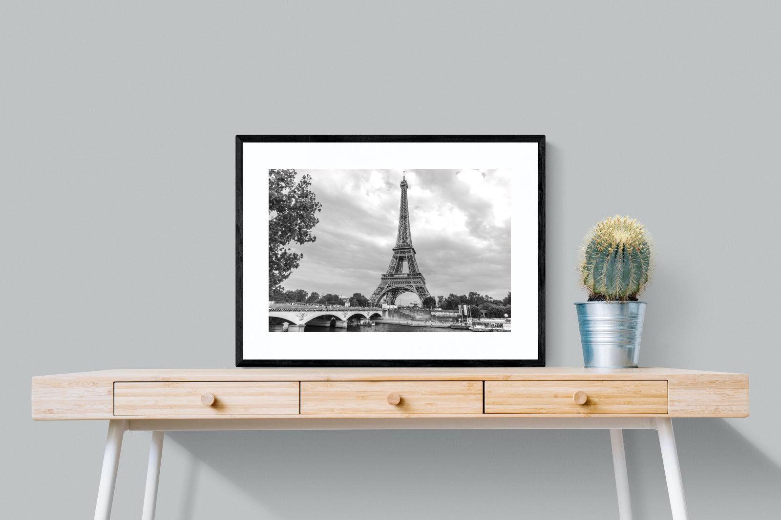 La Dame de Fer-Wall_Art-80 x 60cm-Framed Print-Black-Pixalot