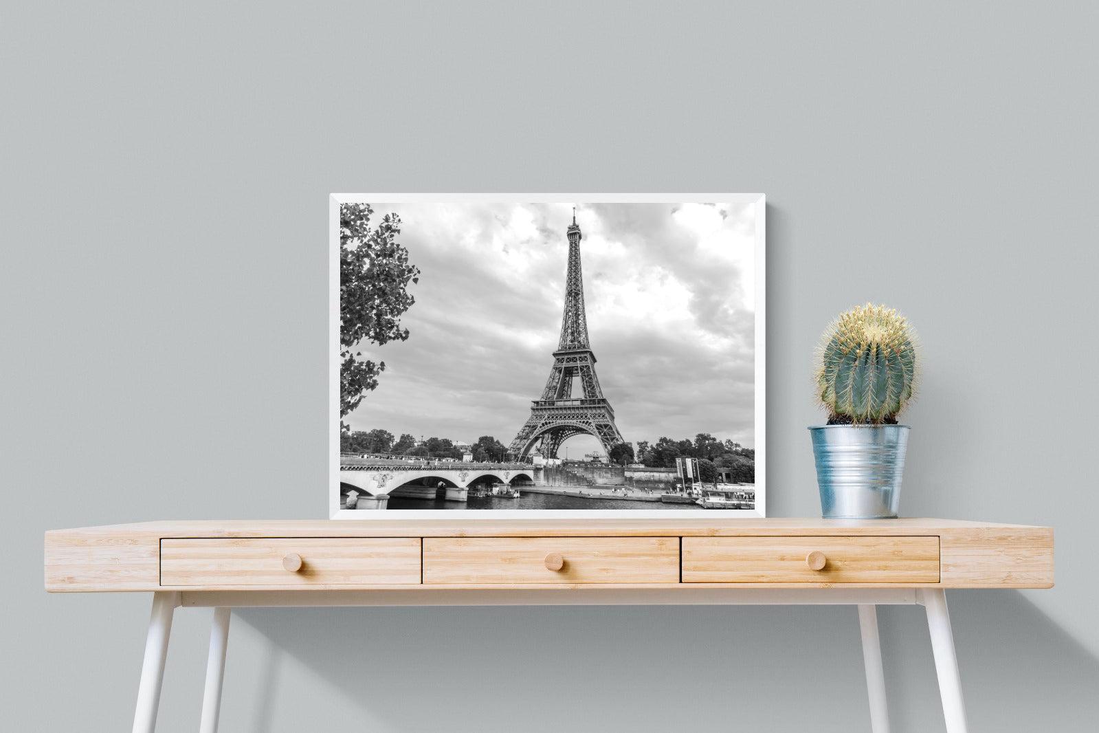 La Dame de Fer-Wall_Art-80 x 60cm-Mounted Canvas-White-Pixalot