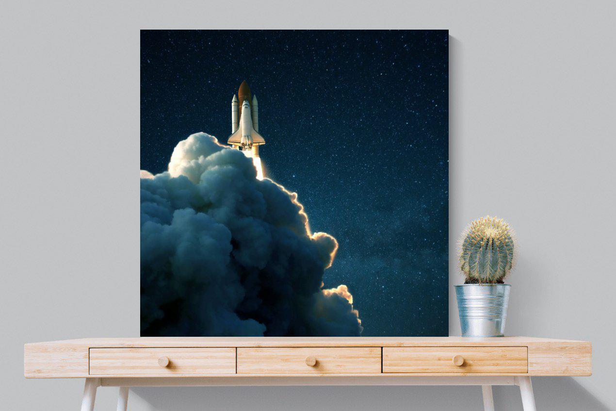 Launch-Wall_Art-100 x 100cm-Mounted Canvas-No Frame-Pixalot