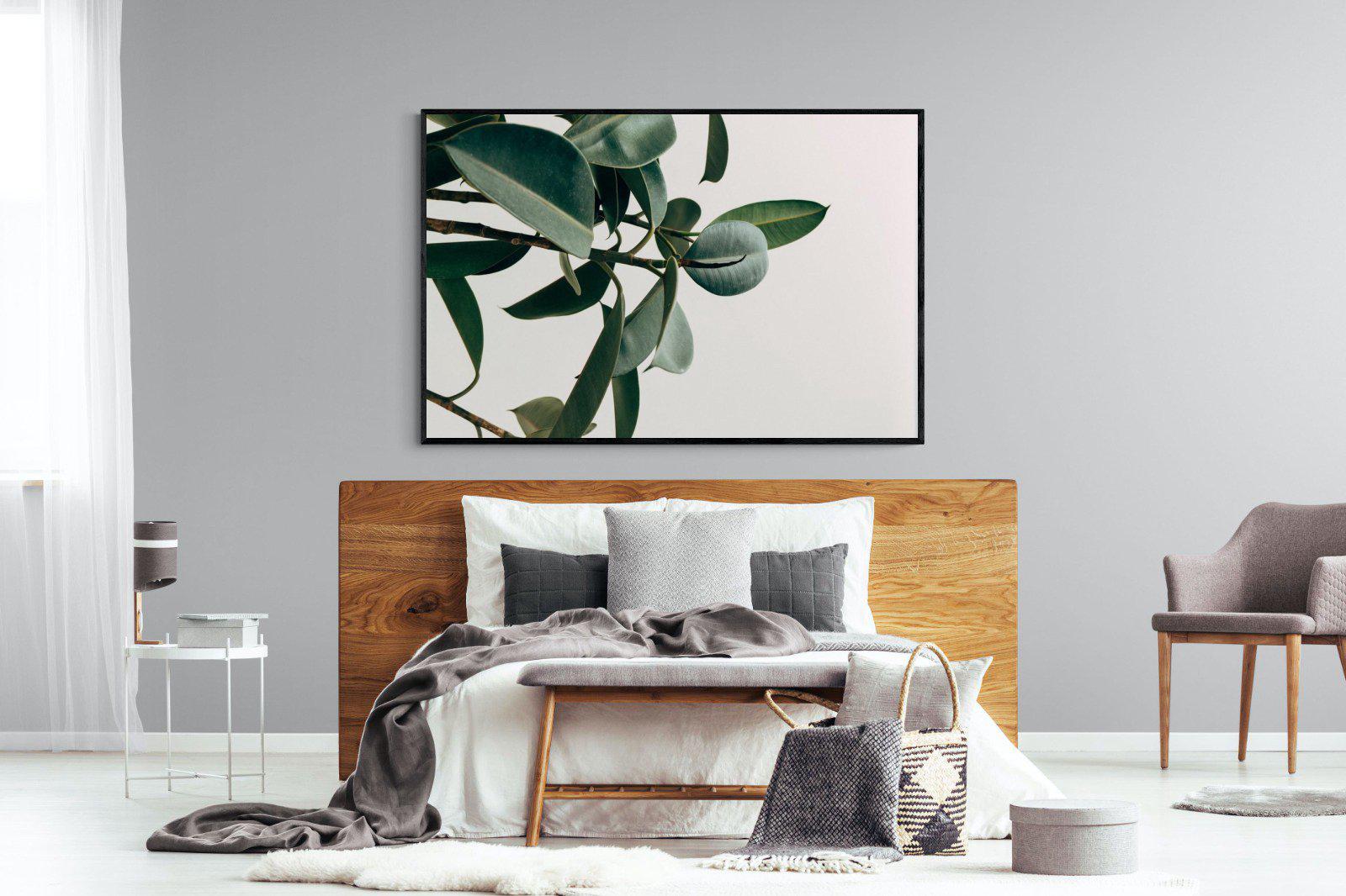 Leaf It Be-Wall_Art-150 x 100cm-Mounted Canvas-Black-Pixalot