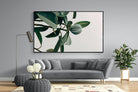 Leaf It Be-Wall_Art-220 x 130cm-Mounted Canvas-Black-Pixalot