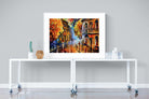 Leonid Afremov-Wall_Art-120 x 90cm-Framed Print-White-Pixalot