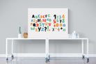 Letters & Numbers-Wall_Art-120 x 90cm-Mounted Canvas-No Frame-Pixalot