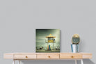 Lifeguard Tower-Wall_Art-50 x 50cm-Mounted Canvas-No Frame-Pixalot