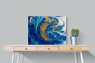 Liquid Marble-Wall_Art-80 x 60cm-Mounted Canvas-No Frame-Pixalot