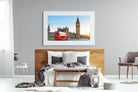 London Bridge-Wall_Art-150 x 100cm-Framed Print-White-Pixalot