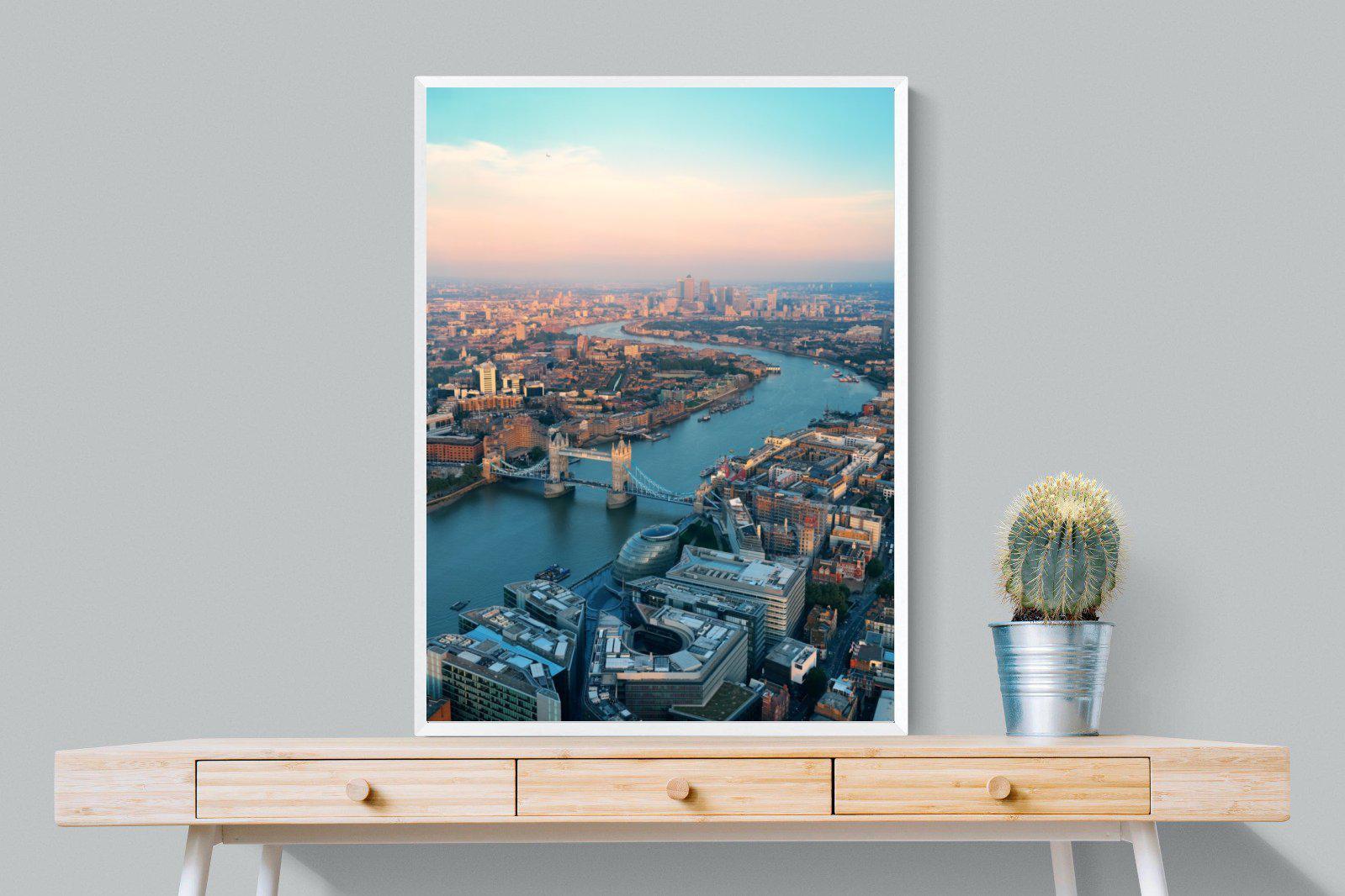 London-Wall_Art-75 x 100cm-Mounted Canvas-White-Pixalot