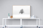 Lone Tree-Wall_Art-120 x 90cm-Mounted Canvas-Wood-Pixalot