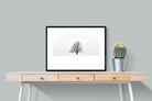 Lone Tree-Wall_Art-80 x 60cm-Framed Print-Black-Pixalot