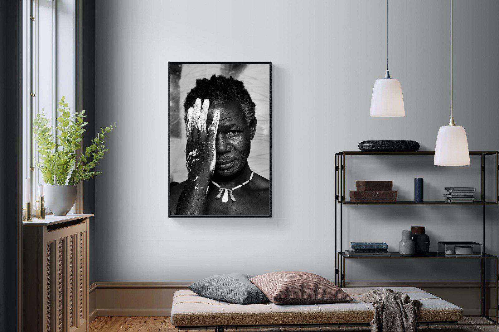 Look of an Artist-Wall_Art-100 x 150cm-Mounted Canvas-Black-Pixalot